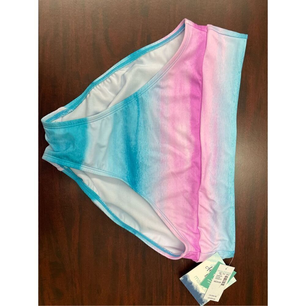 NWT American Beach X Maurices Ombre High Rise Swim Bottom Size Medium